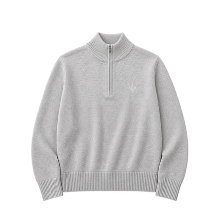 Grey Quarter zip
