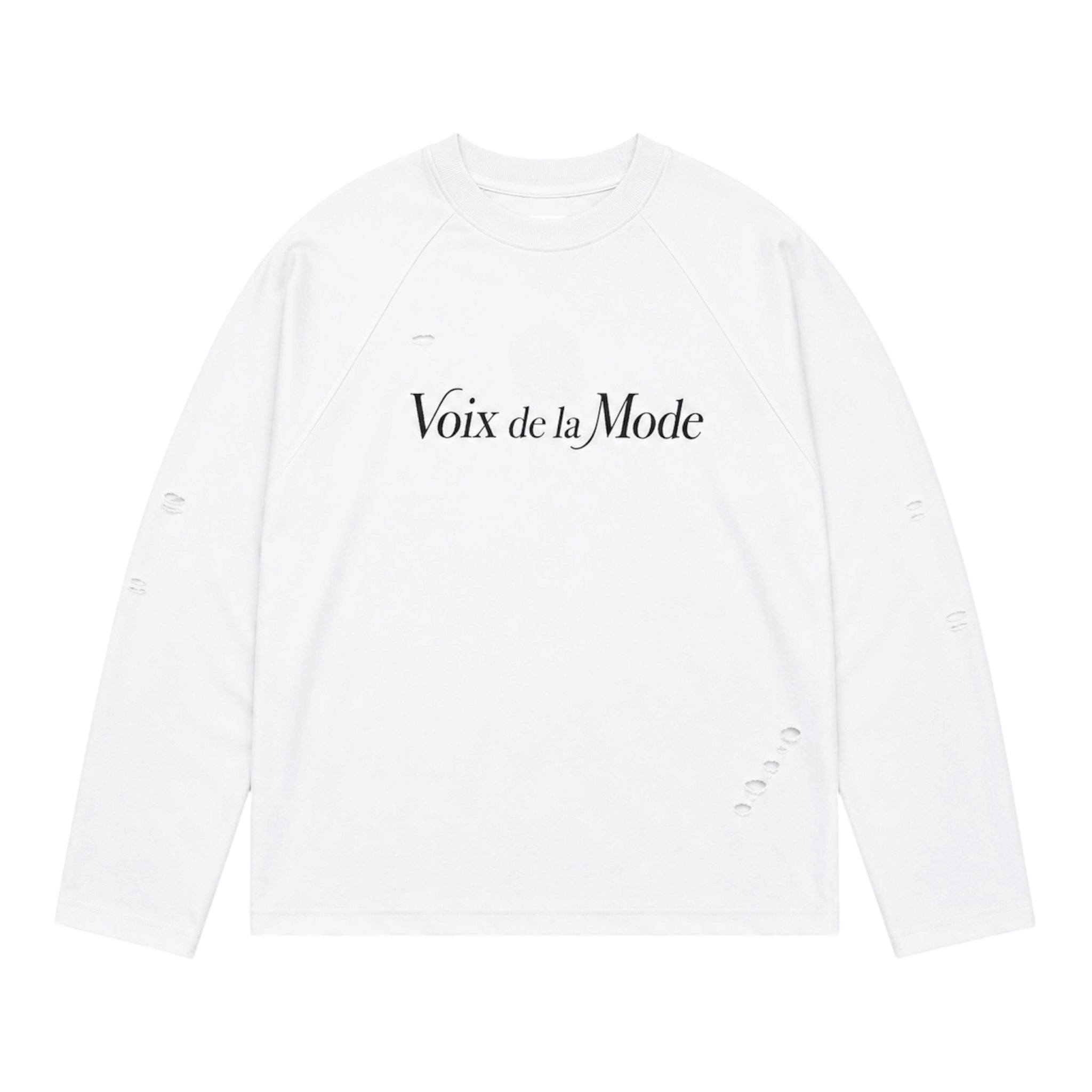 VDLM WHITE LONG SLEEVE T-SHIRT